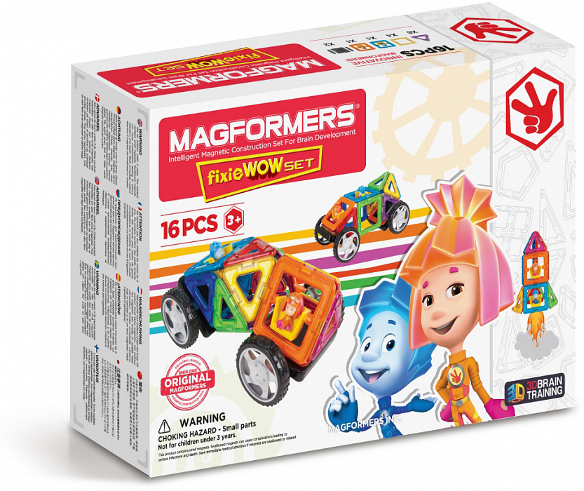 Магнитный конструктор Magformers Fixie Wow Set (770001) купить в интернет-магазине icover