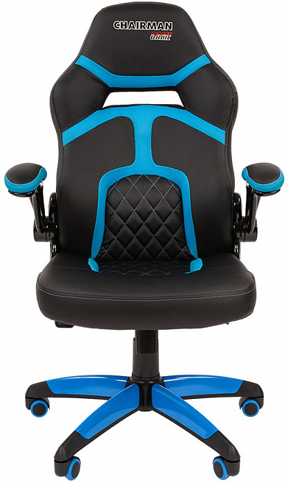 Игровое кресло Chairman Game 18 00-07051188 (Black/Blue) купить в интернет-магазине icover