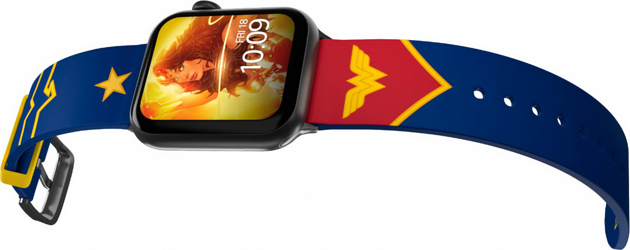 Ремешок MobyFox DC WonderWoman Logo (ST-WNR22DCC2010) для Apple Watch (Blue) купить в интернет-магазине icover