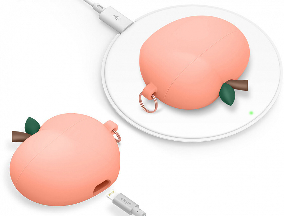 Чехол Elago Silicone Peach (EAPP-PEACH-PE) для AirPods Pro (Peach) купить в интернет-магазине icover