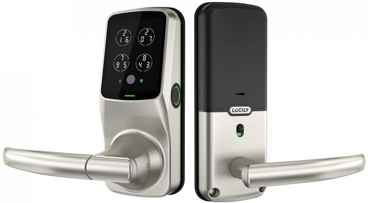 Умный дверной замок Lockly Secure Pro Latch Edition PGD728FSNLE (Satin Nickel) купить в интернет-магазине icover