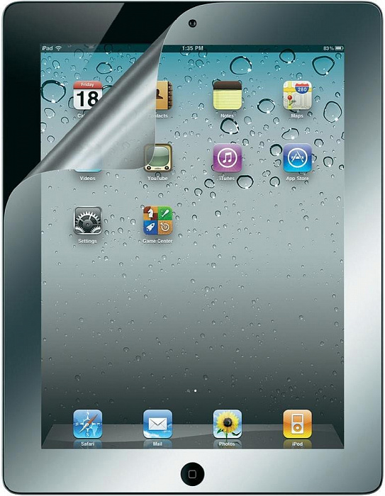 Belkin Screen Overlay Mirrored (F8N799CW) - защитная пленка для iPad 2/iPad 3/iPad 4 купить в интернет-магазине icover