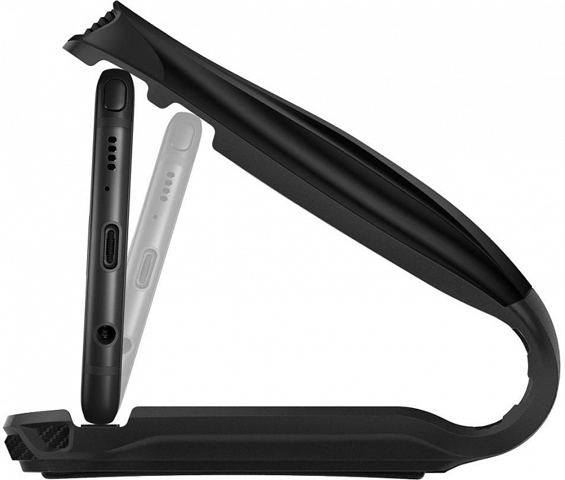 Автомобильный держатель Spigen Kuel Turbulence S40-2 (Black) купить в интернет-магазине icover
