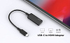 Переходник Aukey CB-A29 USB-C to HDMI-F 2.0 (Black) купить в интернет-магазине icover