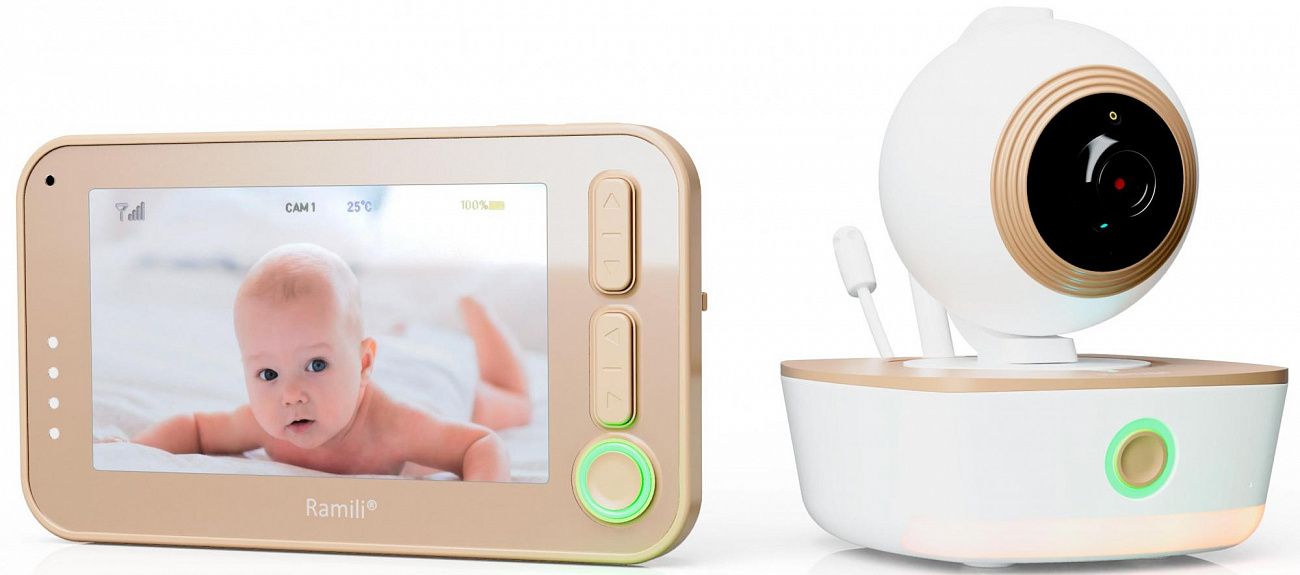 Видеоняня Ramili Baby RV1300X3 (Gold) купить в интернет-магазине icover