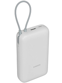 Внешний аккумулятор Xiaomi Power Bank Integrated Cable (BHR9738GL) 20000mAh (Light Grey) купить в интернет-магазине icover