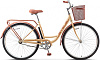 Stels Navigator 340 Lady 28'' 2016 (929480) - женский велосипед с корзиной (Beige/Light Brown) купить в интернет-магазине icover