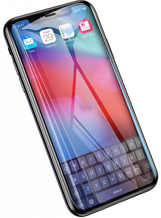 Защитное стекло Baseus Arc-Surface Tempered Glass Film 0.2mm (SGAPIPH61-HE01) для iPhone 11/XR (Black) купить в интернет-магазине icover