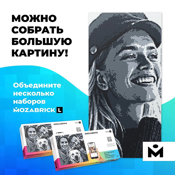 Фото-конструктор Mozabrick Набор L купить в интернет-магазине icover
