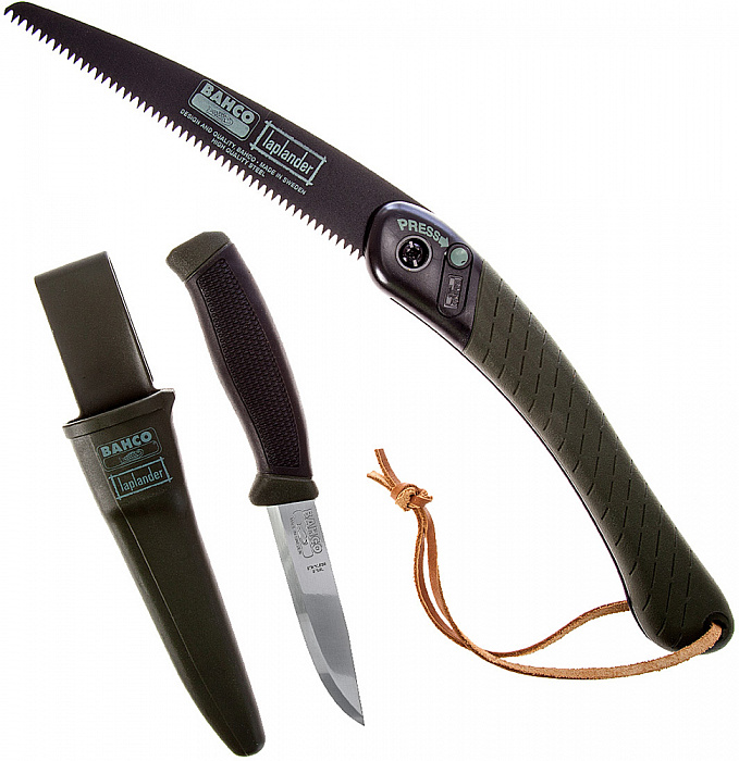 Туристический набор Kit Bahco Laplander + Bahco Lap-knife LAP-KNIFE (Green) купить в интернет-магазине icover