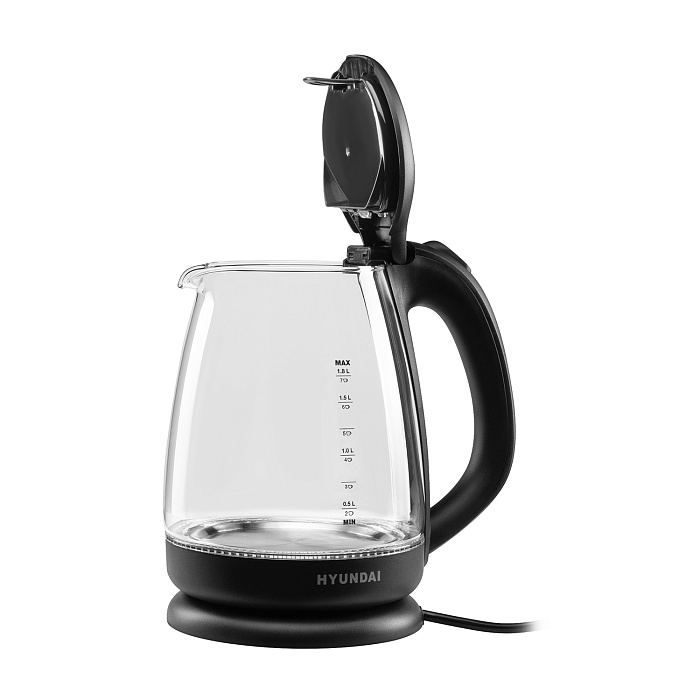 Чайник электрический Hyundai HYK-G3003 1.8л 2200Вт (Black) купить в интернет-магазине icover