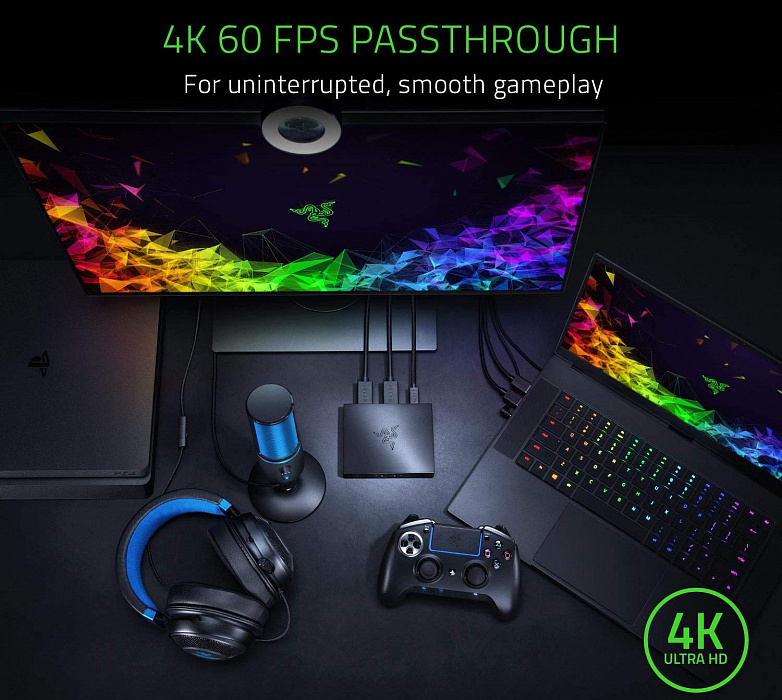 Карта видеозахвата Razer Ripsaw HD RZ20-02850100-R3M1 (Black) купить в интернет-магазине icover