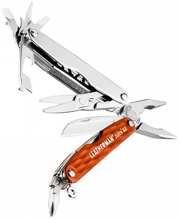 Мультитул Leatherman Juice S2 (831983) в подарочной упаковке (Orange) купить в интернет-магазине icover