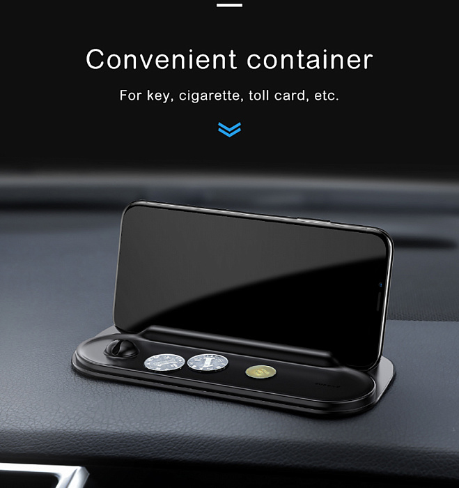 Парковочная карта с держателем для телефона Baseus Horizon Silicone Parking Number Card Bracket ACNUM-PM09 (Red) купить в интернет-магазине icover
