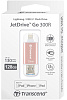 Внешний накопитель Transcend JetDrive Go 300 128Gb USB 3.1/Lightning (TS128GJDG300R) для устройств Apple (Rose Gold) купить в интернет-магазине icover
