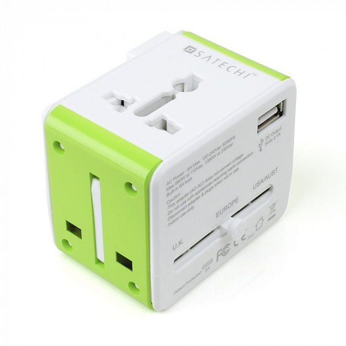 Умный роутер для путешествий Satechi Smart Travel Router / Travel Adapter with USB Port (White) купить в интернет-магазине icover