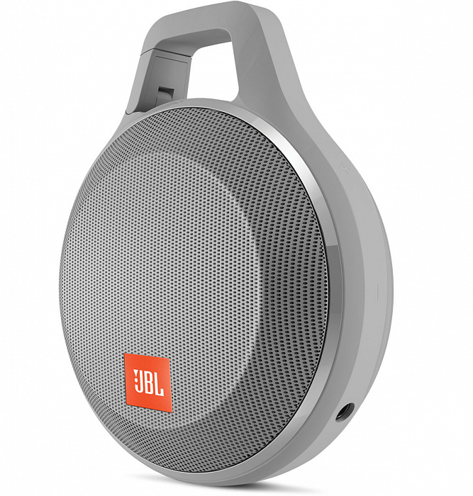 Портативная акустика JBL Clip Plus (JBLCLIPPLUSGRAY) – компактная акустическая система (Grey) купить в интернет-магазине icover