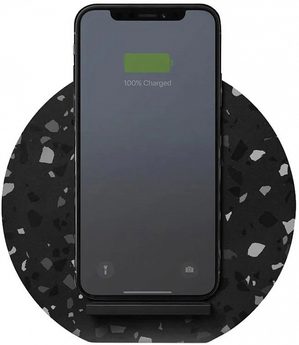 Беспроводное зарядное устройство Native Union Dock Terrazzo DOCK-WL-TER-GRY (Grey) купить в интернет-магазине icover