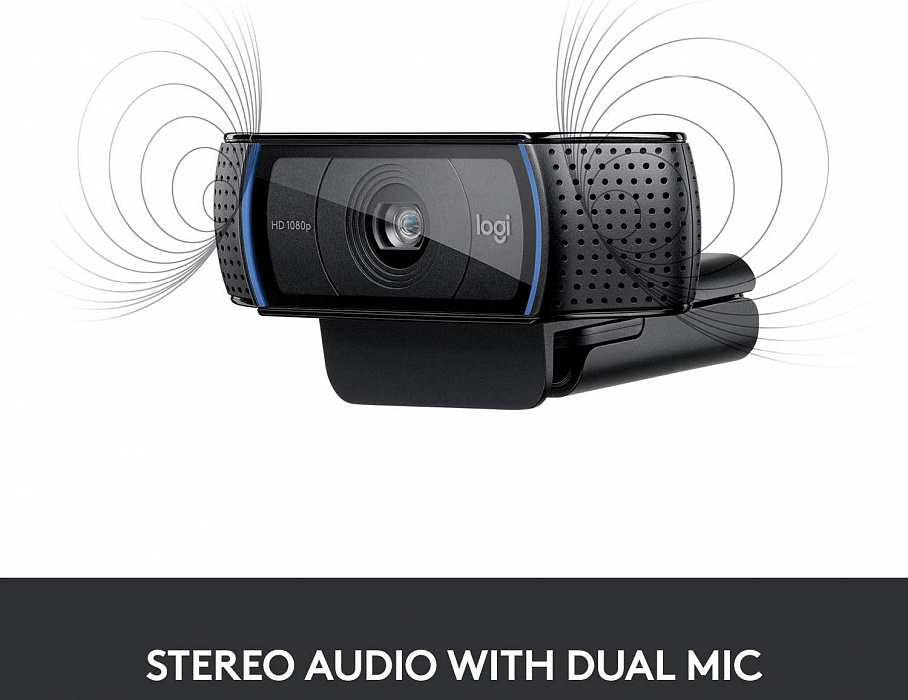 Веб-камера Logitech C920S Pro (Black) купить в интернет-магазине icover