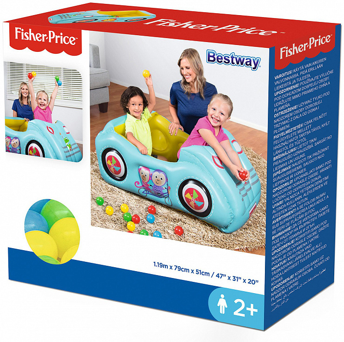 Игровой центр Bestway Машина Fisher Price с мячами (93535) купить в интернет-магазине icover