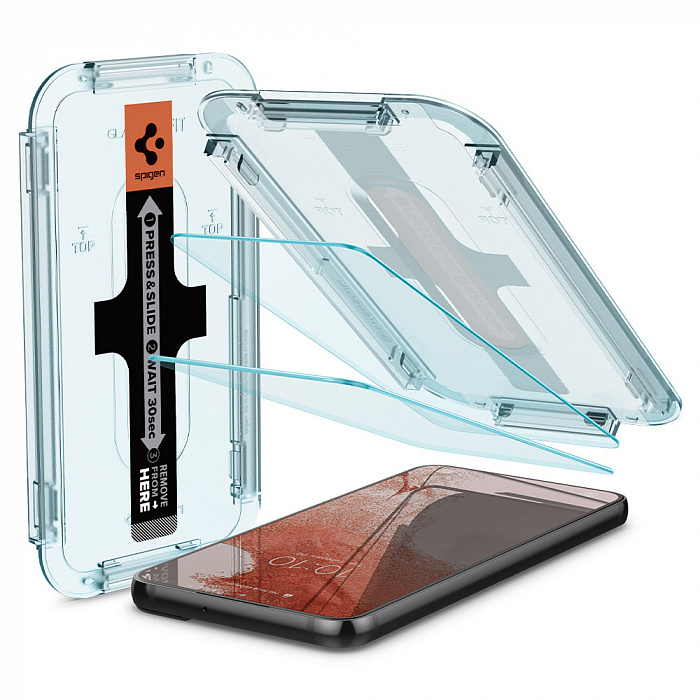 Защитное стекло Spigen Glas.tR EZ Fit 2 Pack (AGL04151) для Samsung Galaxy S22 (Clear) купить в интернет-магазине icover