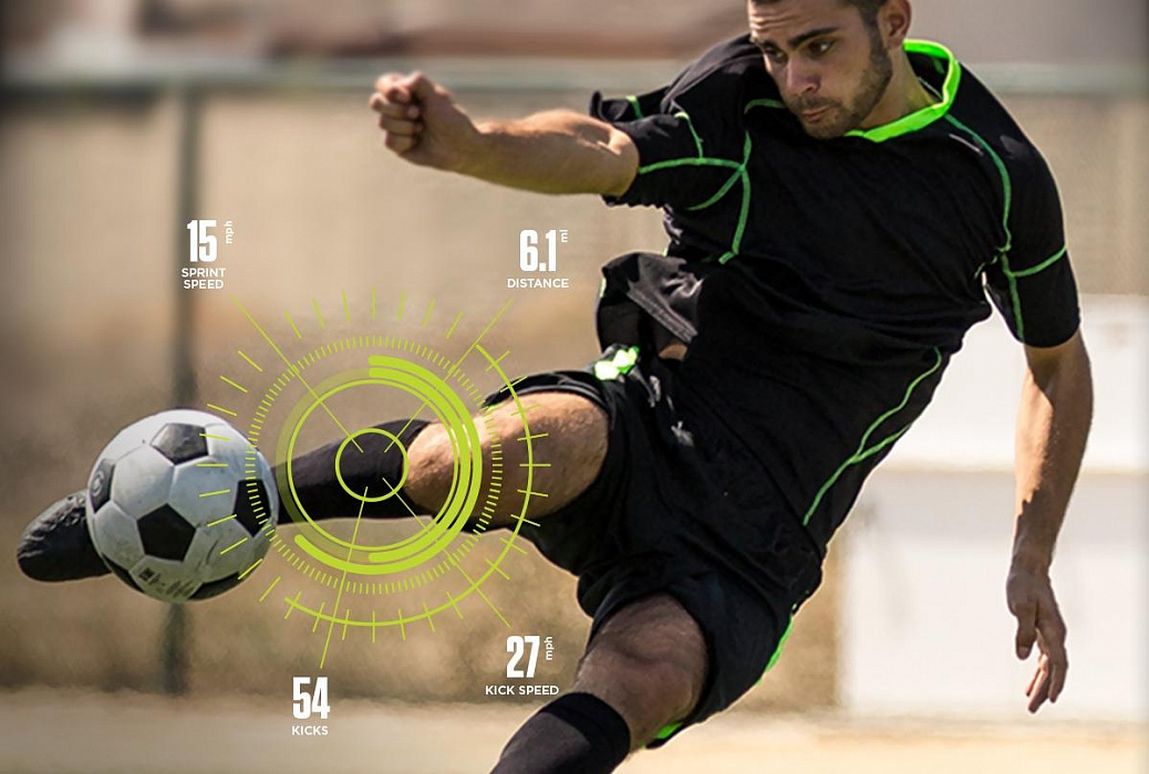 3D-датчик для игры в футбол Zepp Football Soccer (Black) купить в интернет-магазине icover