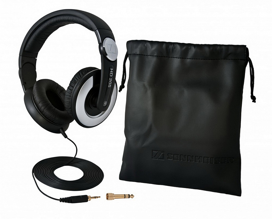 Накладные наушники Sennheiser HD 205 II 504292 (Black) купить в интернет-магазине icover
