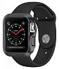 Чехол Spigen Slim Armor (059CS22563) для Apple Watch series 1/2/3 42mm (Space Gray) купить в интернет-магазине icover