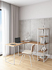 Стол письменный угловой лофт RIDBERG ФЛОРИДА (Oak/White) купить в интернет-магазине icover