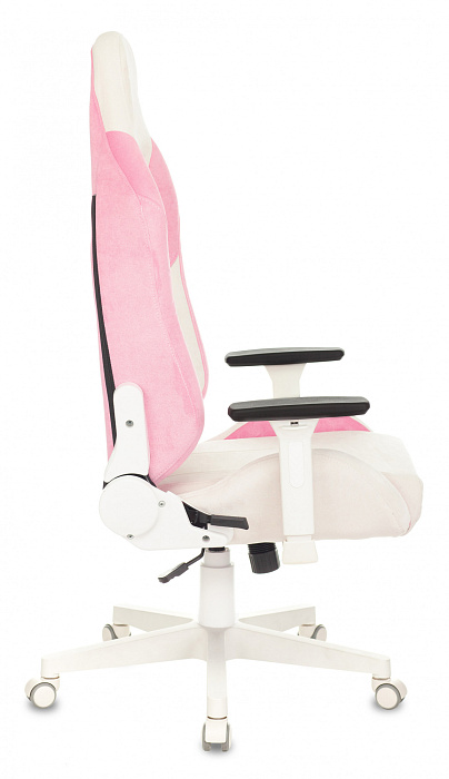 Игровое кресло Бюрократ Zombie EPIC PRO Fabric (White/Pink) купить в интернет-магазине icover