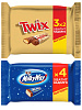 Ассорти BarsMix шоколадный батончик TWIX (6х55г), Milky Way (8х26г) купить в интернет-магазине icover