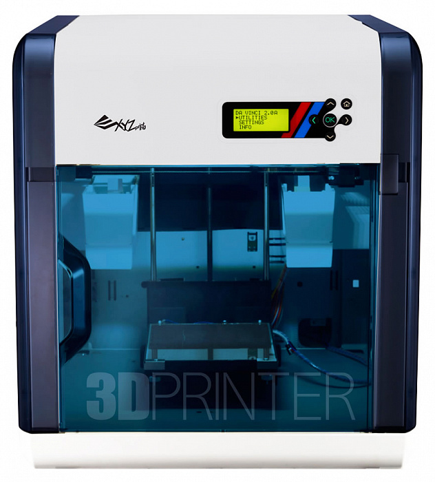 XYZ Printing da Vinci 2.0A Duo - принтер для 3D печати (Blue) купить в интернет-магазине icover