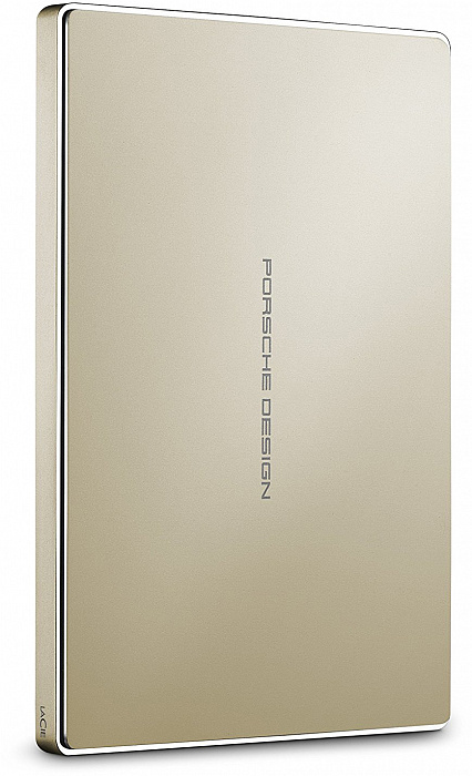 Внешний накопитель LaCie Porsche Design Mobile 2Tb USB 3.1 STFD2000403 (Gold) купить в интернет-магазине icover