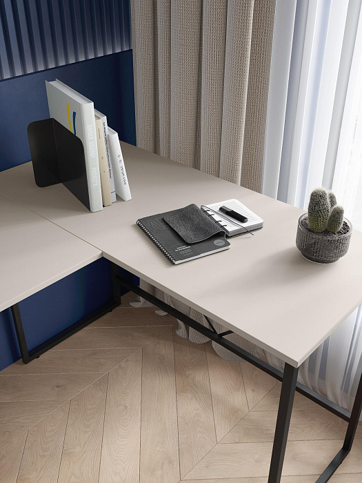 Стол письменный лофт RIDBERG NEVADA (Cashmire/Black) купить в интернет-магазине icover