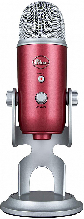 Конденсаторный микрофон Blue Microphones Yeti (Steel Red) купить в интернет-магазине icover