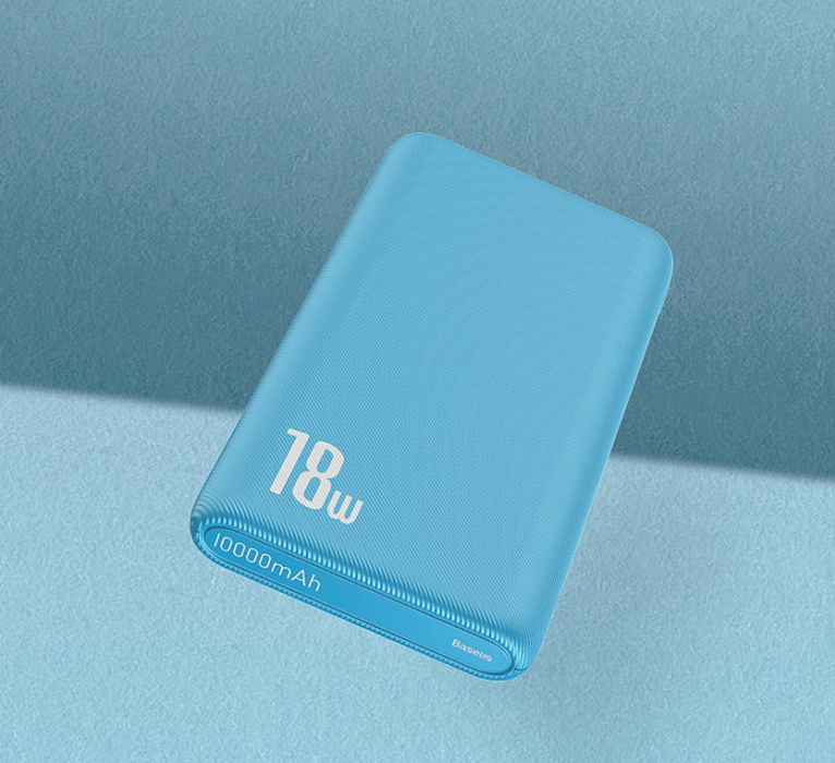 Внешний аккумулятор Baseus 10000mAh 18W PPDML-03 Quick Charge (Blue) купить в интернет-магазине icover