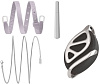 Фитнес-трекер Bellabeat Leaf Urban HT-20LF-BS-01 (Black/Silver) купить в интернет-магазине icover