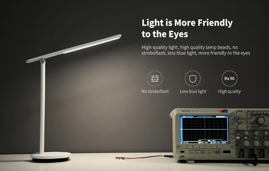 Настольная лампа Xiaomi Yeelight LED Folding Desk Lamp Z1 Pro YLTD14YL (White) купить в интернет-магазине icover