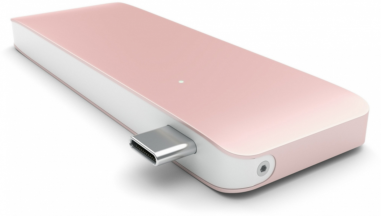 USB-хаб Satechi Combo Hub USB Type-C ST-TCUPR (Rose Gold) купить в интернет-магазине icover