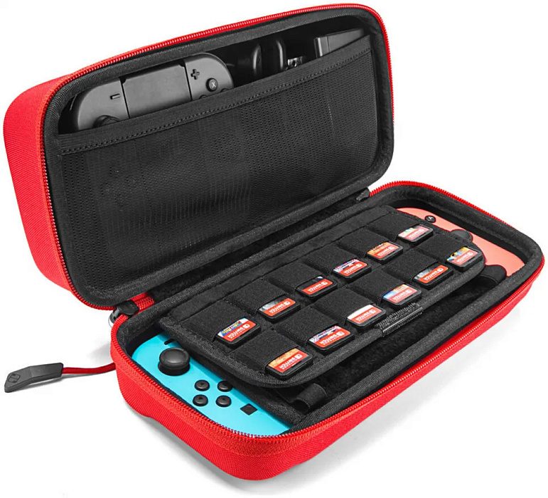 Чехол Tomtoc Travel Case для Nintendo Switch/OLED (Red) купить в интернет-магазине icover