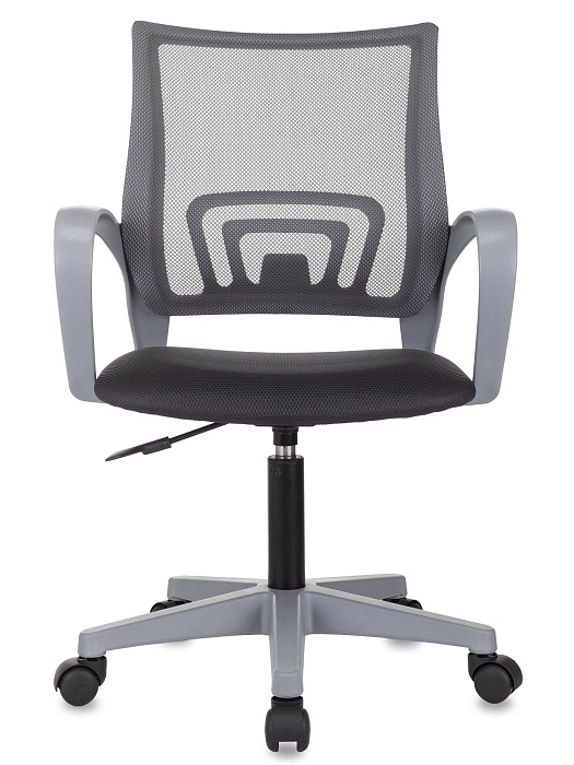 Кресло Domfy CH X-ROOM сетка/ткань/пластик (Dark Grey)  купить в интернет-магазине icover