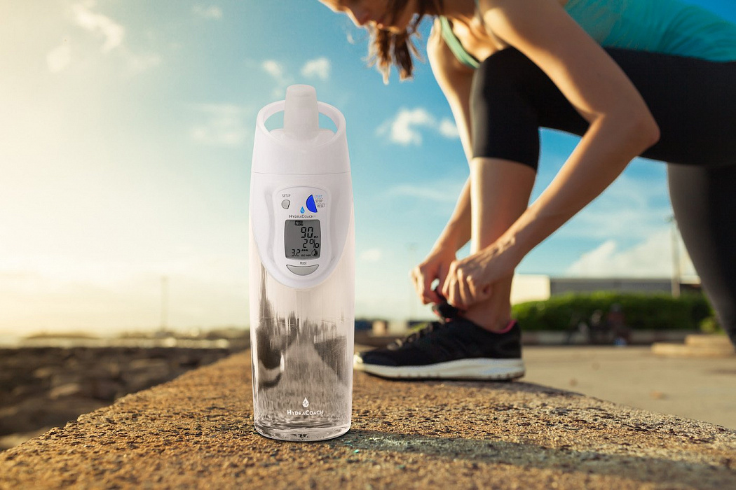Умная бутылка HydraCoach Intelligent Bottle (Clear) купить в интернет-магазине icover