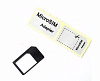 Адаптер сим-карты MicroSIM Adapter (Black) купить в интернет-магазине icover