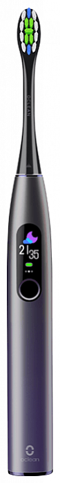 Электрическая зубная щетка Oclean X Pro (Aurora Purple) купить в интернет-магазине icover