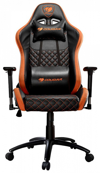 Кресло компьютерное Cougar Rampart (Black/Orange) купить в интернет-магазине icover