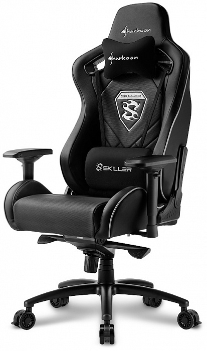 Игровое кресло Sharkoon Skiller SGS4 (Black) купить в интернет-магазине icover