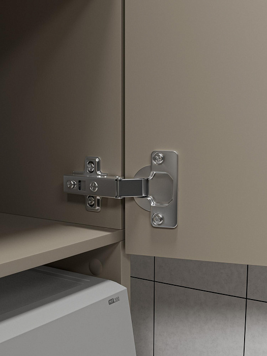 Шкафчик над стиральной машинкой Ridberg Никко МДФ (Cashmire) купить в интернет-магазине icover