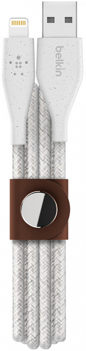 Кабель для iPod, iPhone, iPad Belkin Mixit DuraTek Plus USB-Lightning 1.2 m F8J236bt04-WHT (White) купить в интернет-магазине icover
