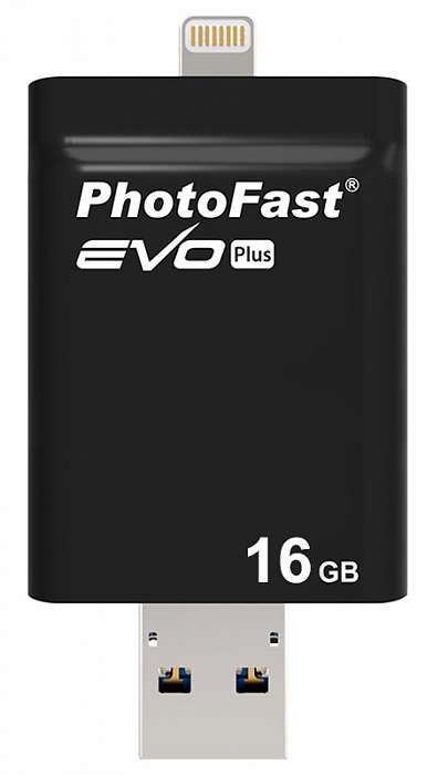PhotoFast i-Flashdrive EVO Plus 16 Gb - внешний накопитель (Black) купить в интернет-магазине icover