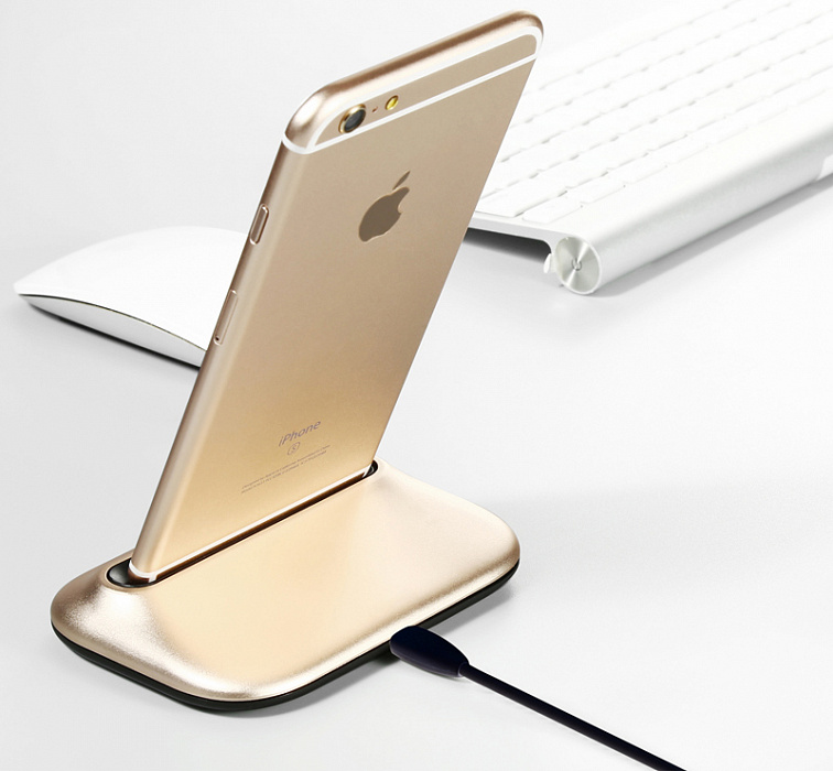 Baseus Little Volcano - зарядная док-станция для iPhone 7, 7 Plus (Silver) купить в интернет-магазине icover